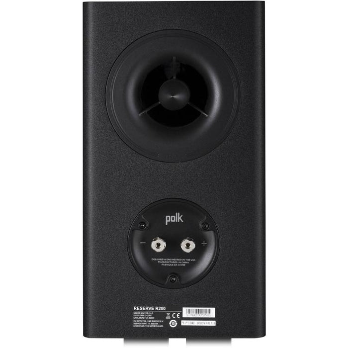 Polk Reserve R200 | Bookshelf Speaker Set - Great Home Theater Detail - Black - Pair-SONXPLUS.com