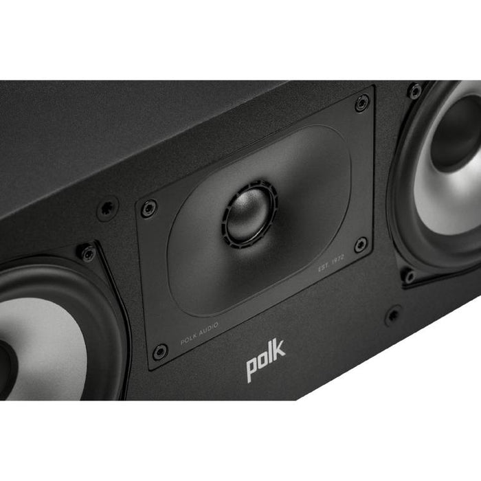 Polk Monitor XT30 | Haut-parleur central - Certifié Hi-Res Audio - Noir