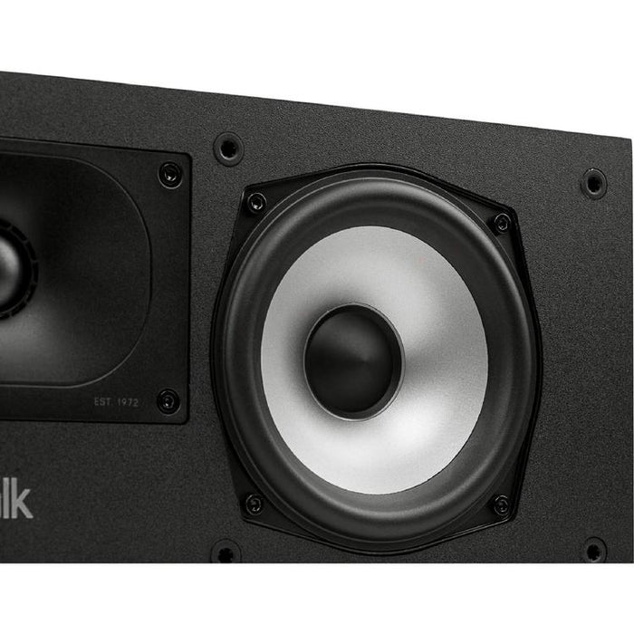 Polk Monitor XT30 | Haut-parleur central - Certifié Hi-Res Audio - Noir
