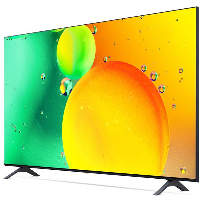 LG 65NANO75UQA | Téléviseur intelligent 65" NanoCell 4K - DEL - Série Nano75 - HDR - Processeur IA a5 Gen5 4K - Noir-SONXPLUS.com