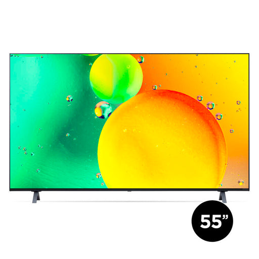 LG 55NANO75UQA | 55" NanoCell 4K Smart TV - LED - Nano75 Series - HDR - Processor IA a5 Gen5 4K - Black-SONXPLUS.com