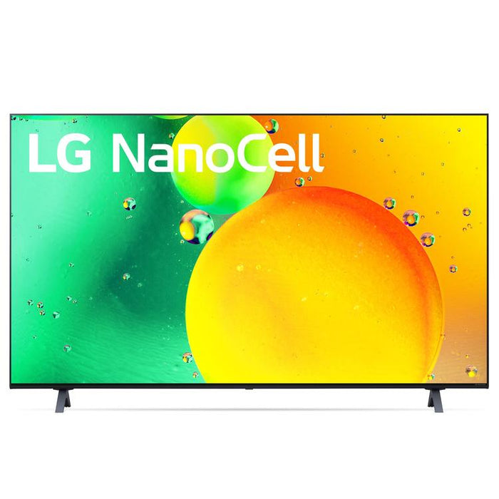 LG 50NANO75UQA | Téléviseur intelligent 50" NanoCell 4K - DEL - Série Nano75 - HDR - Processeur IA a5 Gen5 4K - Noir-SONXPLUS.com