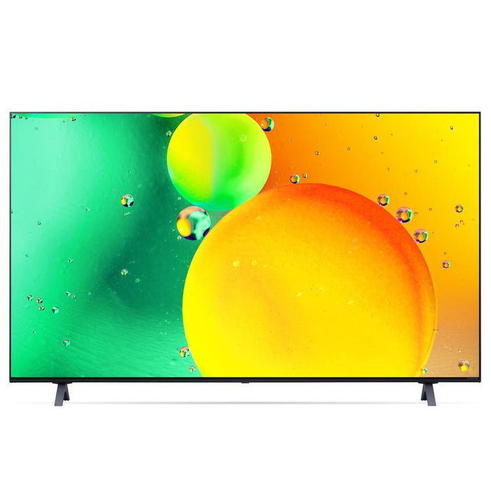 LG 50NANO75UQA | Téléviseur intelligent 50" NanoCell 4K - DEL - Série Nano75 - HDR - Processeur IA a5 Gen5 4K - Noir-SONXPLUS.com