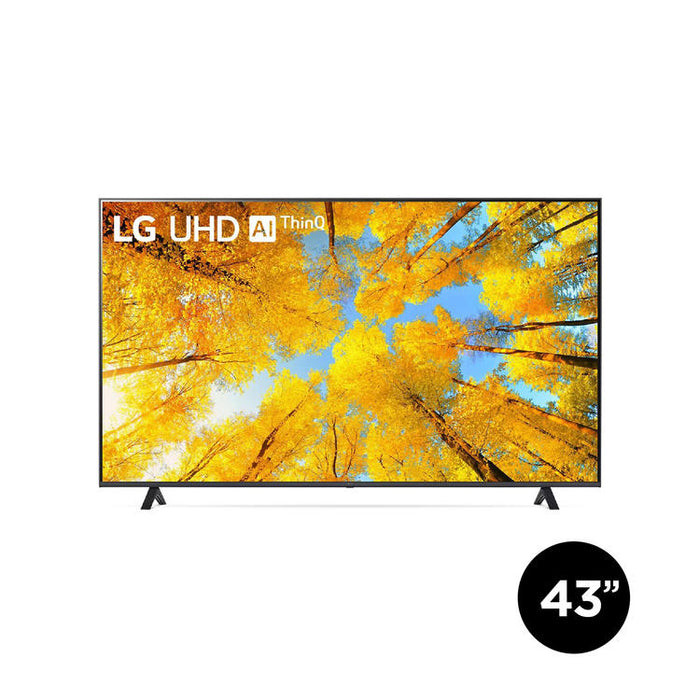 LG 43UQ7590PUB | Téléviseur intelligent 43" - UHD 4K - DEL - Série UQ7590 - HDR - Processeur IA a5 Gen5 4K - Noir