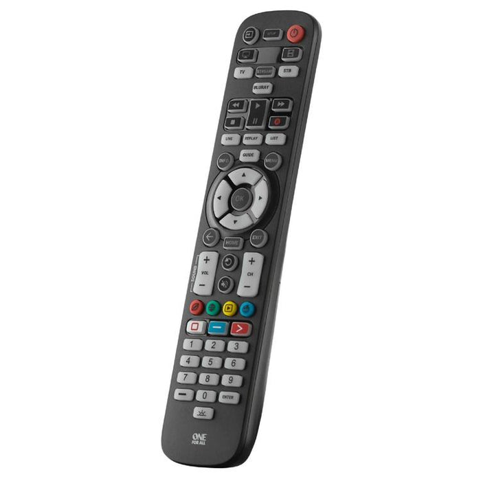 One for All URC3640R | Universal TV Remote Control - Essential Series - For 4 devices