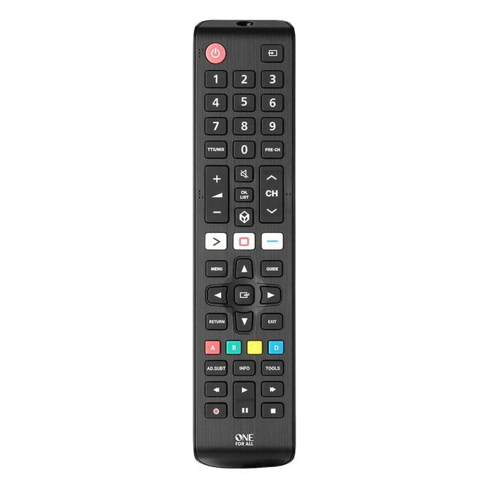 One for All URC4810R | Direct Replacement Remote Control for any Samsung TV - Replacement Series - Black