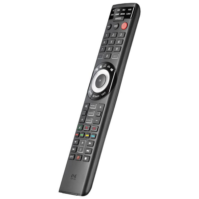 One for All URC7880R | Smart Universal Remote Control for any TV - Smart Series - For 8 devices - Black