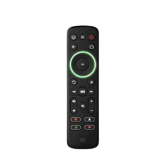 One for All URC7935R | Smart Universal Remote Control for TV, Streaming Device and Sound Bar - Smart Series - Black