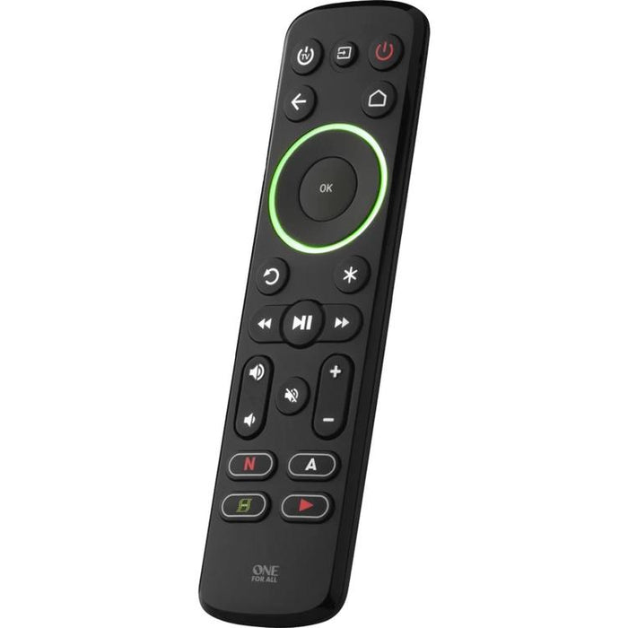 One for All URC7935R | Smart Universal Remote Control for TV, Streaming Device and Sound Bar - Smart Series - Black