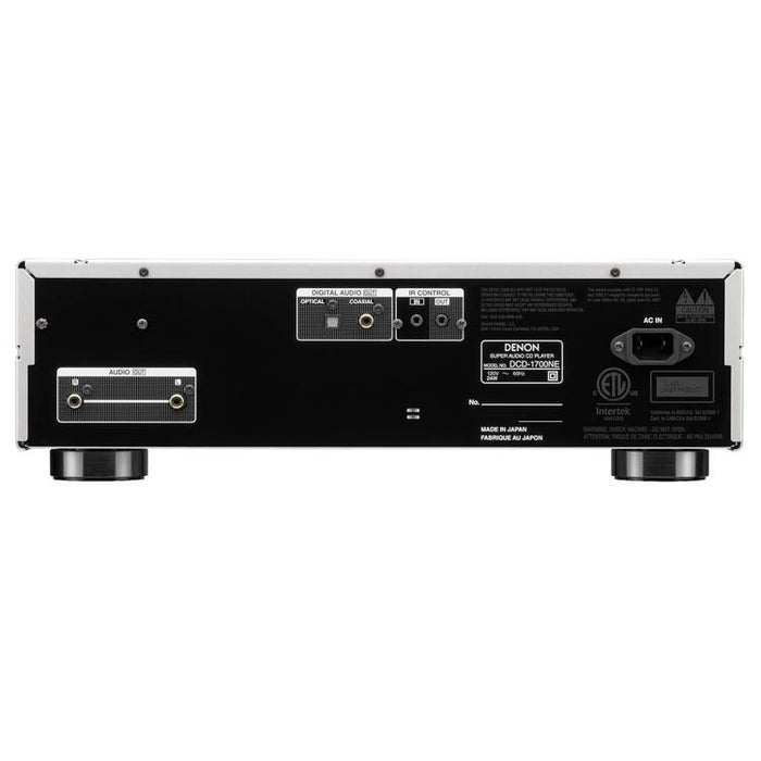 Denon DCD-1700NE | CD/SACD player - With Advanced AL32 Processing Plus - SVH mechanism - Silver