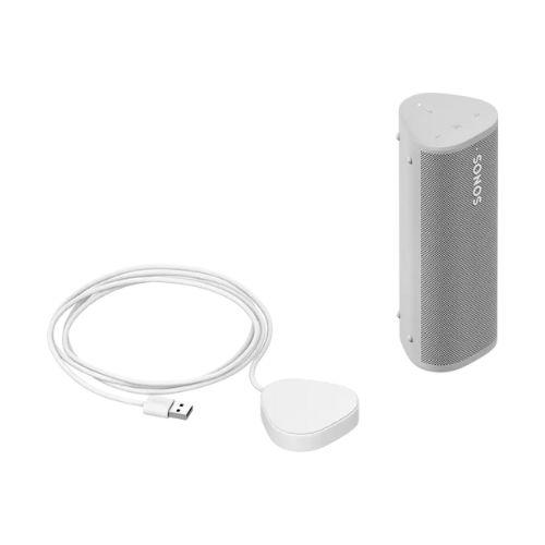 Sonos | Ensemble de Recharge Roam - 1 Haut-parleur Roam portatif - 1 Chargeur Roam - Blanc