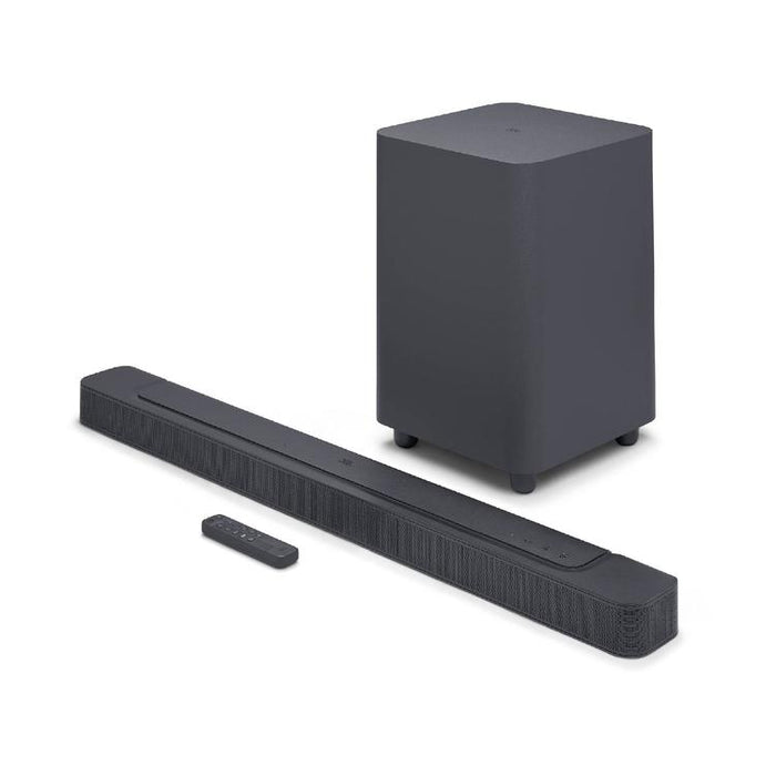 JBL Bar 500 Pro | Barre de son compacte 5.1 - Avec Caisson de graves sans fil - Dolby Atmos - MultiBeam - Bluetooth - Wi-Fi intégré - 590W - Noir-SONXPLUS.com