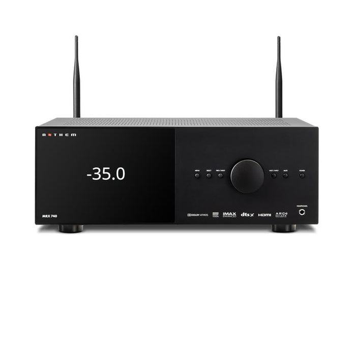 Anthem MRX 740 8K | Home Theater Receiver - 11.2 Channel Preamp and 7 Channel Amplifier - 140 W - Black