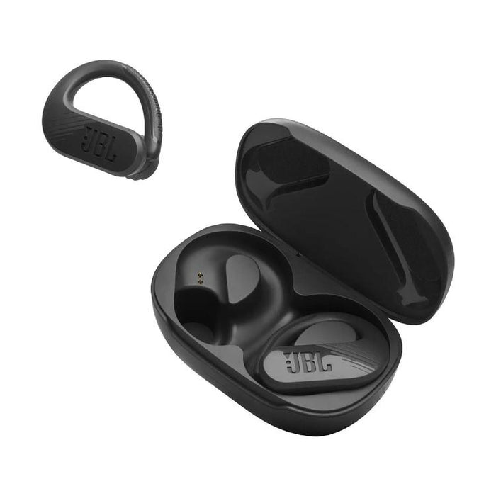 JBL Endurance Peak III | Écouteurs Sport intra-auriculaires - 100% Sans fil - Étanche - Conception Powerhook - Noir