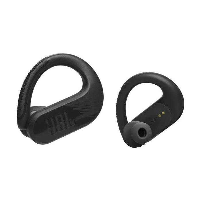 JBL Endurance Peak III | Écouteurs Sport intra-auriculaires - 100% Sans fil - Étanche - Conception Powerhook - Noir