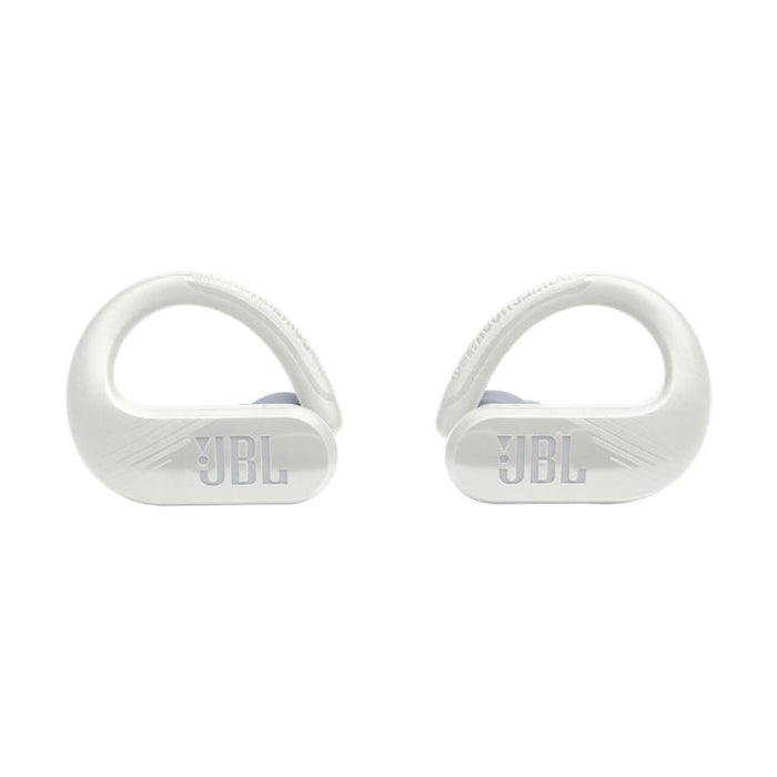 JBL Endurance Peak III | Écouteurs Sport intra-auriculaires - 100% Sans fil - Étanche - Conception Powerhook - Blanc-SONXPLUS.com