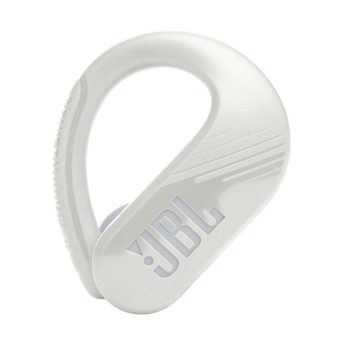 JBL Endurance Peak III | Écouteurs Sport intra-auriculaires - 100% Sans fil - Étanche - Conception Powerhook - Blanc-SONXPLUS.com