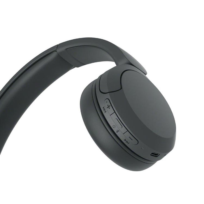 Sony WHCH520 | Over-ear headphones - Wireless - Bluetooth - Up to 50 hours battery life - Black