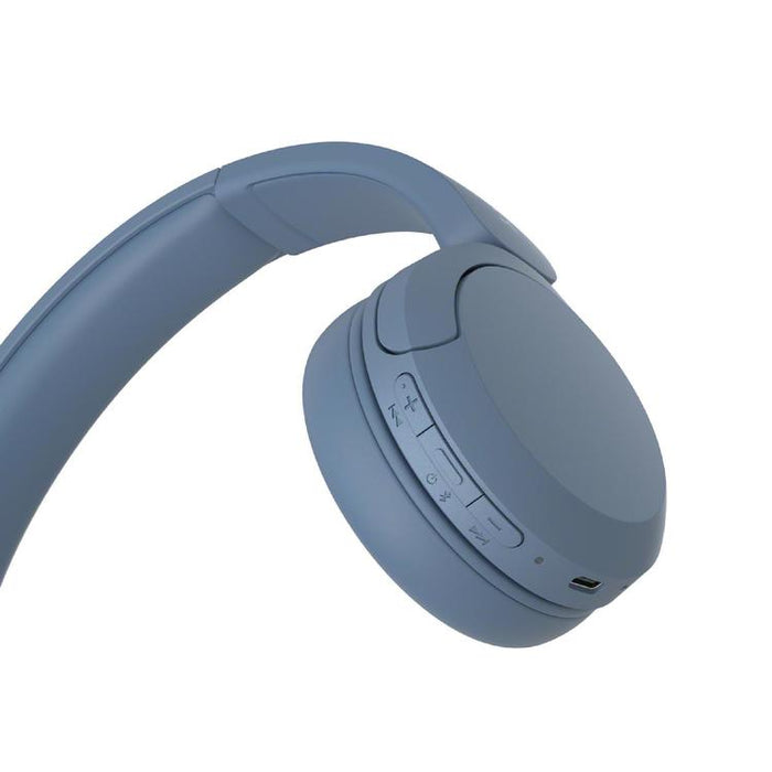 Sony WH-CH520 | On-Ear Headphones - Wireless - Bluetooth - Up to 50 hours of battery life - Blue