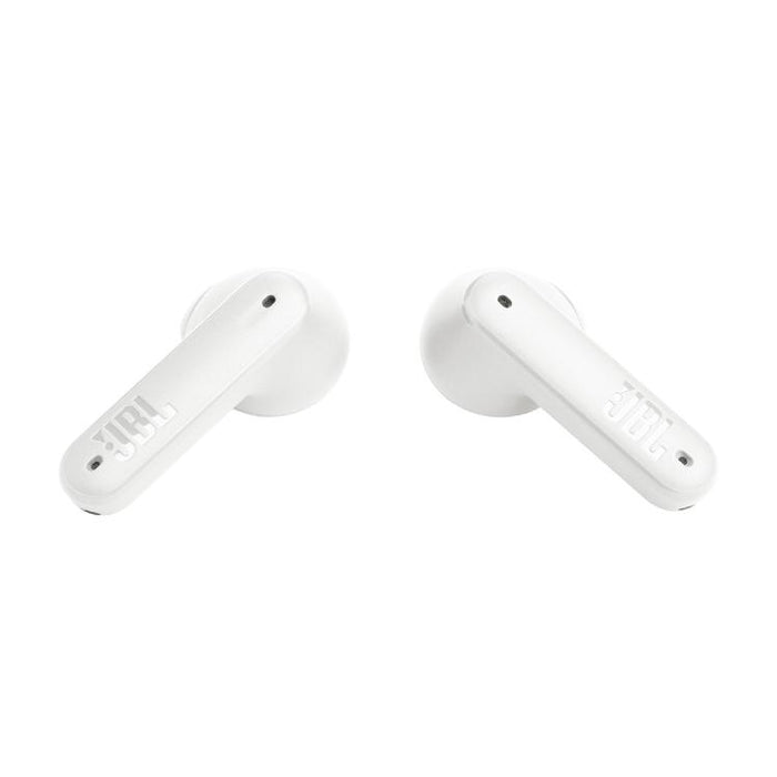 JBL Tune Flex | Écouteurs intra-auriculaires - 100% Sans fil - Bluetooth - Réduction de bruit - Conception Stick-open - IPX4 - Blanc