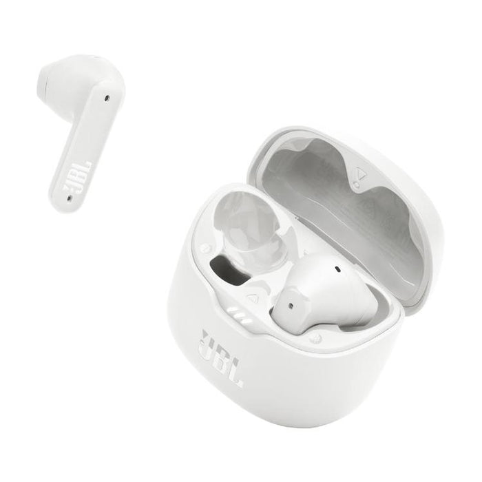 JBL Tune Flex | In-Ear Headphones - 100% Wireless - Bluetooth - Noise Reduction - Stick-open Design - IPX4 - White-SONXPLUS.com