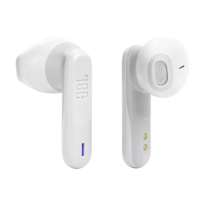 JBL Vibe Flex | In-Ear Headphones - Wireless - Bluetooth - Stick-open Design - Smart Ambient Technology - White