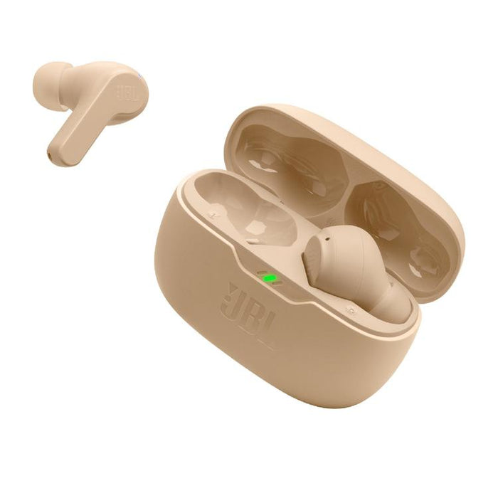 JBL Vibe Beam | In-Ear Headphones - Wireless - Bluetooth - Smart Ambient Technology - Beige