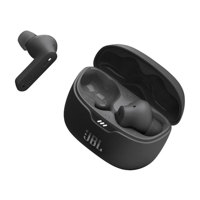 JBL Tune Beam | In-Ear Headphones - 100% Wireless - Bluetooth - Smart Ambient - Stick-open Design - Black