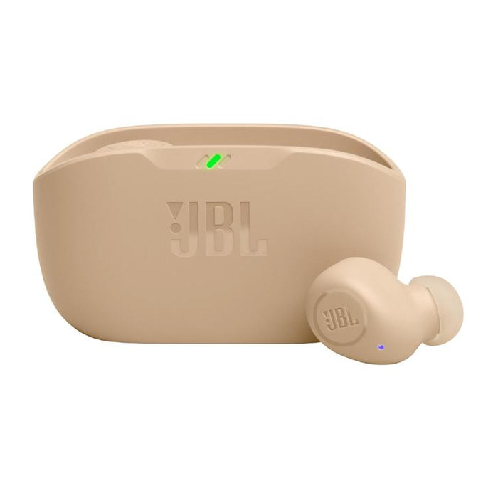 JBL Vibe Buds | Écouteurs intra-auriculaires - Sans fil - Bluetooth - Technologie Smart Ambient - Beige