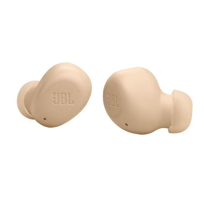 JBL Vibe Buds | Écouteurs intra-auriculaires - Sans fil - Bluetooth - Technologie Smart Ambient - Beige