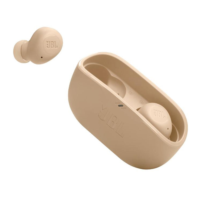 JBL Vibe Buds | Écouteurs intra-auriculaires - Sans fil - Bluetooth - Technologie Smart Ambient - Beige