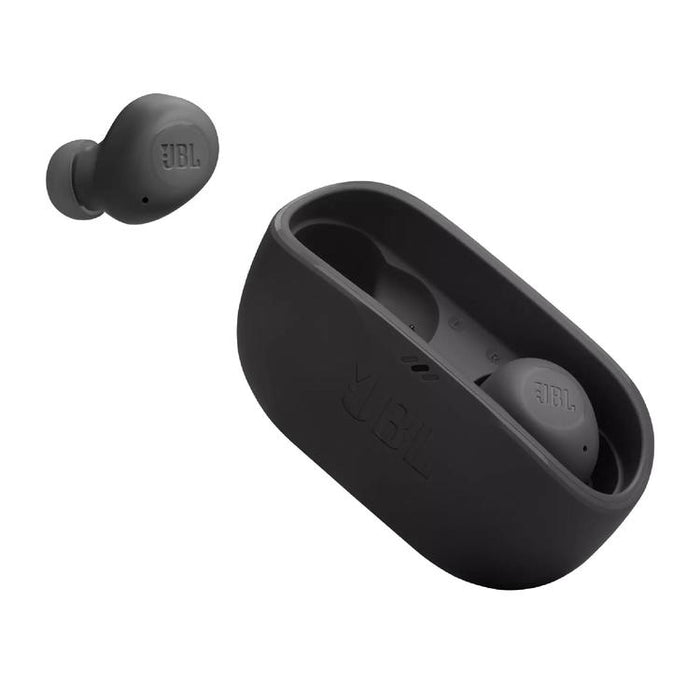 JBL Vibe Buds | Écouteurs intra-auriculaires - Sans fil - Bluetooth - Technologie Smart Ambient - Noir