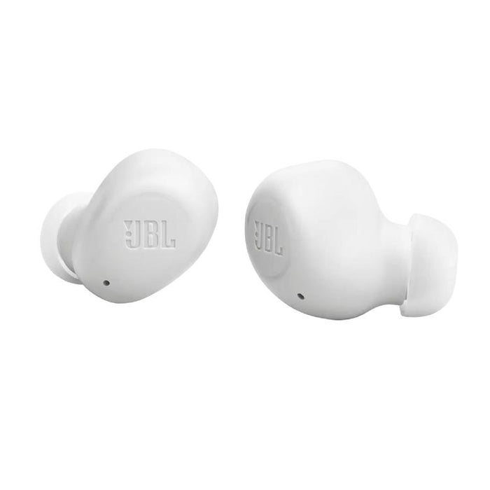 JBL Vibe Buds | Écouteurs intra-auriculaires - Sans fil - Bluetooth - Technologie Smart Ambient - Blanc