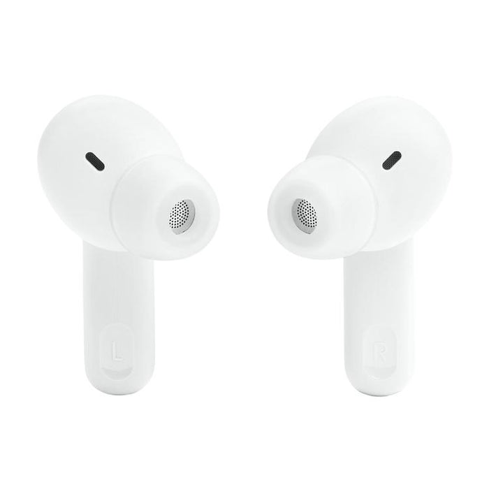 JBL Tune Beam | In-Ear Headphones - 100% Wireless - Bluetooth - Smart Ambient - Stick-open Design - White