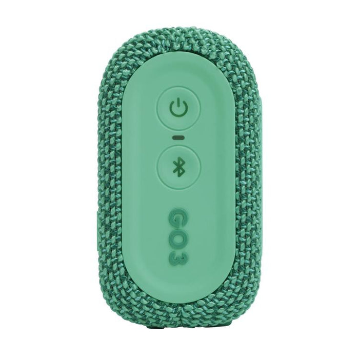 JBL Go 3 Eco | Mini Speaker - Ultra-portable - Bluetooth - IP67 - Green