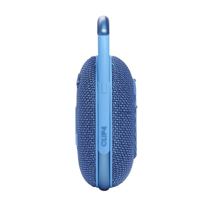 JBL Clip 4 Eco | Haut-parleur - Ultra-portable - Étanche - Bluetooth - Mousqueton intégré - Bleu