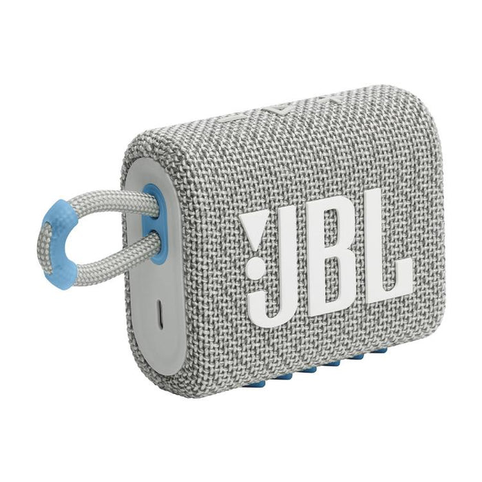 JBL Go 3 Eco | Mini Speaker - Ultra-portable - Bluetooth - IP67 - White