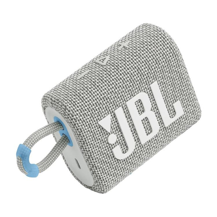 JBL Go 3 Eco | Mini Speaker - Ultra-portable - Bluetooth - IP67 - White