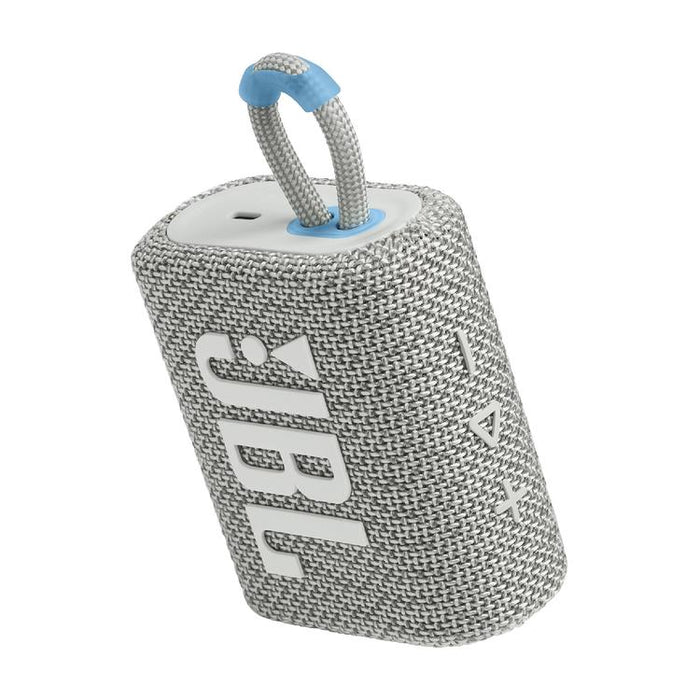 JBL Go 3 Eco | Mini Speaker - Ultra-portable - Bluetooth - IP67 - White