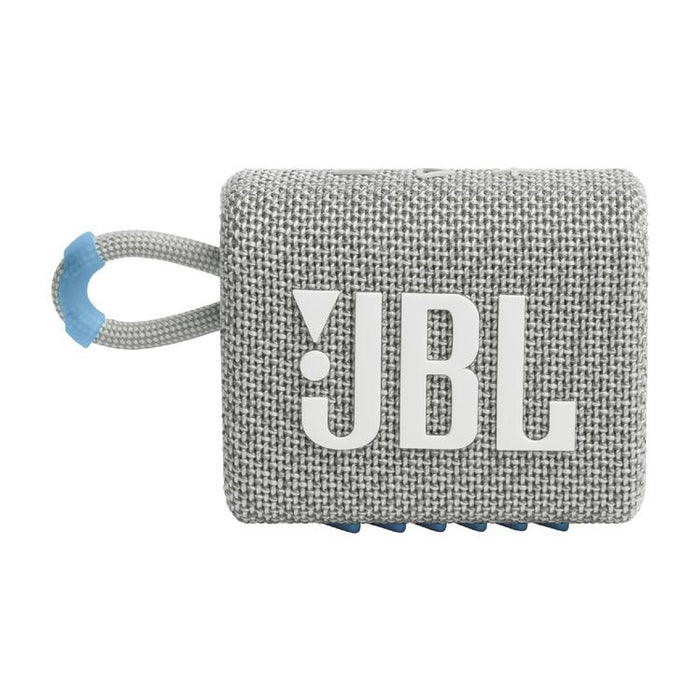 JBL Go 3 Eco | Mini Speaker - Ultra-portable - Bluetooth - IP67 - White