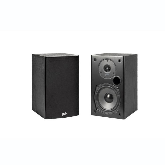 Polk T15 | Bookshelf Speakers - Black - Pair-SONXPLUS.com