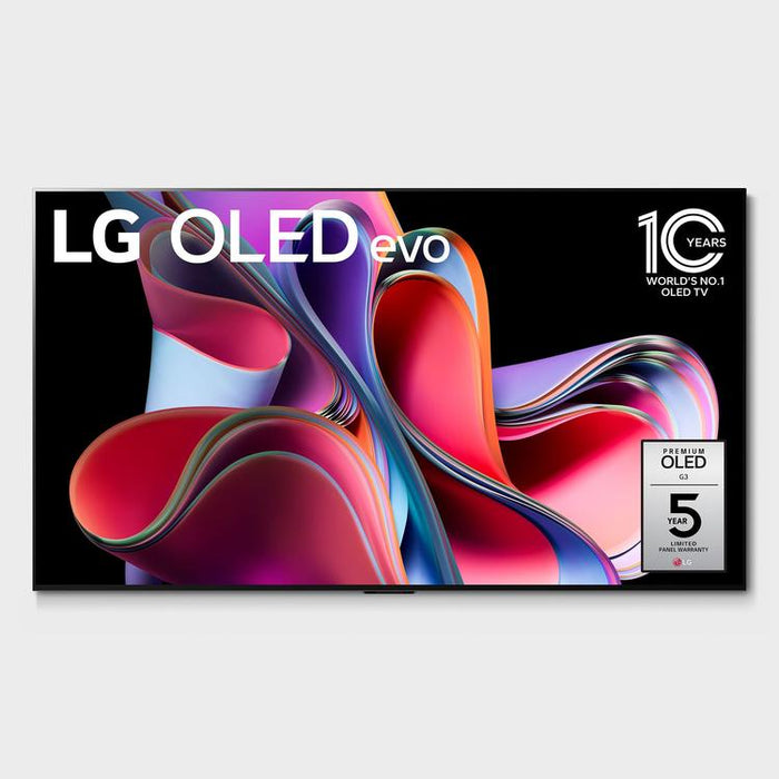 LG OLED65G3PUA | 65" 4K OLED Evo Smart TV - Gallery Edition - G3 Series - HDR Cinema - IA a9 Gen.6 4K Processor - Black-SONXPLUS.com