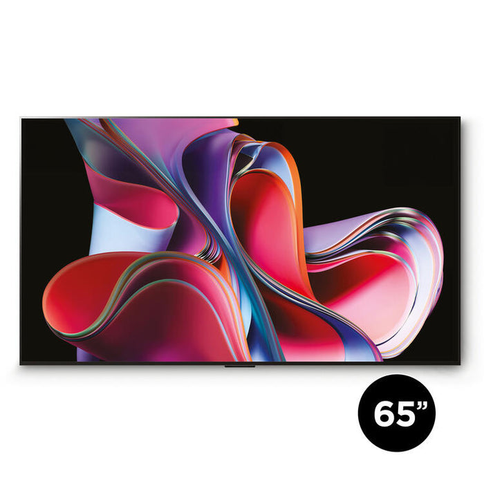 LG OLED65G3PUA | 65" 4K OLED Evo Smart TV - Gallery Edition - G3 Series - HDR Cinema - IA a9 Gen.6 4K Processor - Black