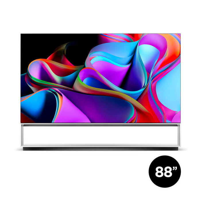 LG OLED88Z3PUA | 88" 8K OLED Evo Smart TV - Z3 Series - ThinQ AI - Processor α9 AI 8K Gen6 - Black