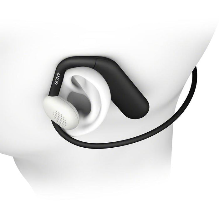 Sony Float Run WIOE610 | Ecouteurs avec micro - Supra-auriculaires - Bluetooth - Sans fil - Noir