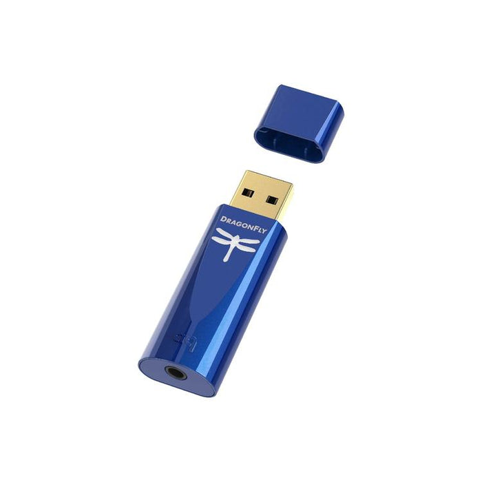 Audioquest DragonFly | USB Digital-to-Analog Converter - Mac/Windows Compatible - Cobalt