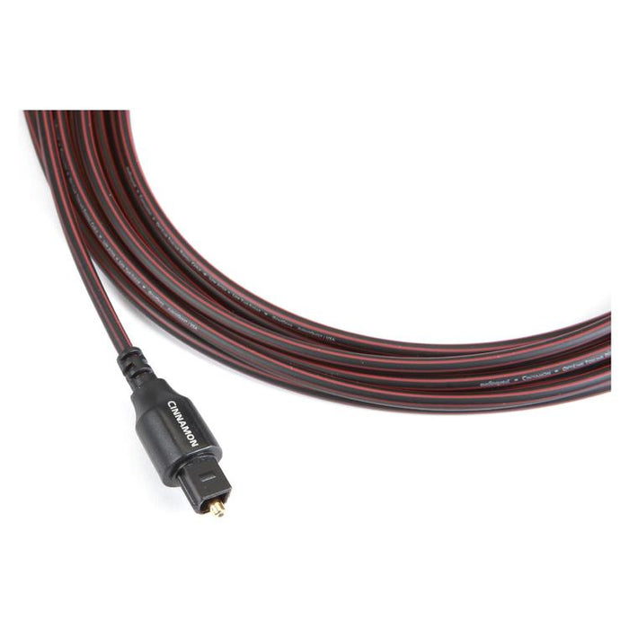 Audioquest Cinnamon | Toslink Optical Cable - High Purity Low Dispersion Fiber - 3 Meters