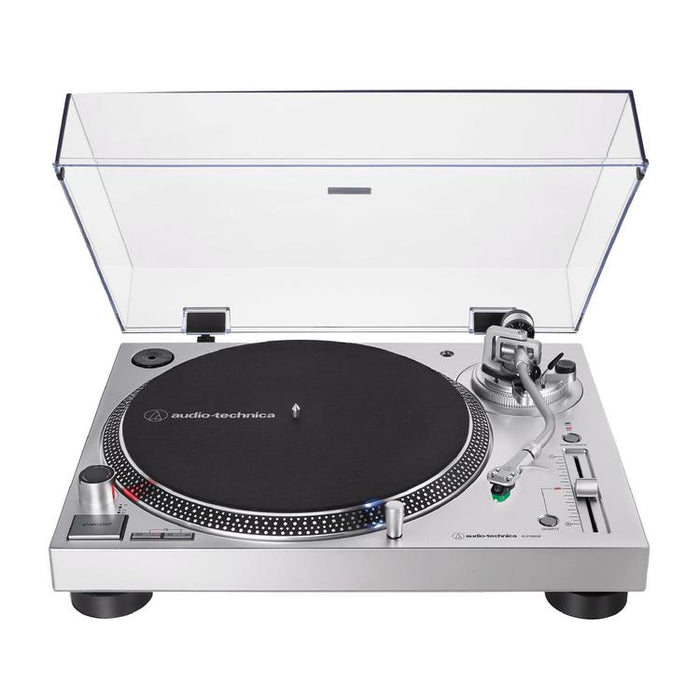 Audio-Technica AT-LP120XUSB-SV | Table tournante - Entraînement direct - Analogique et USB - Argent-SONXPLUS.com