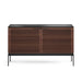 BDI BDICORR7128CHOC | Multimedia cabinet - Louvered doors - Solid wood - Chocolate stained walnut-SONXPLUS.com