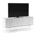 BDI BDITAN7109SW | Meuble multimédia - Tablettes réglables - Blanc Satiné-SONXPLUS.com